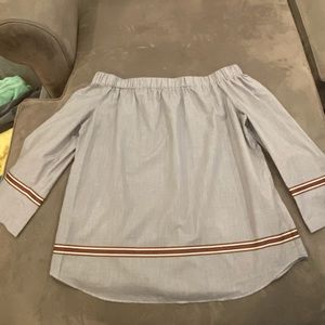 Drew off the shoulder top.